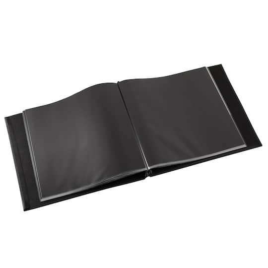6 Pack: Black Faux Leather Scrapbook by Recollections®